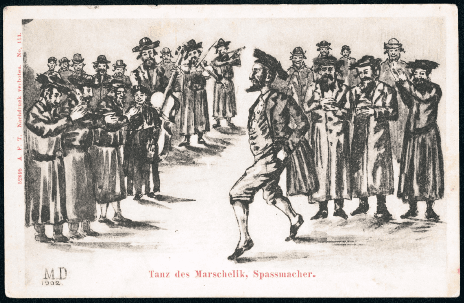 A group of people dancing in a circle outdoors